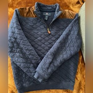 Men’s VV quilted 1/4 zip. Size small
